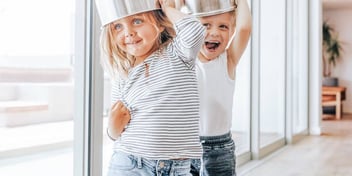 kids smiling and playing