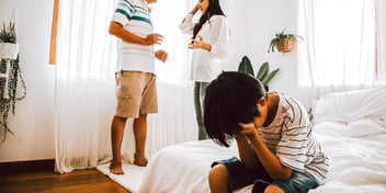 parents making their child cry