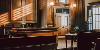 empty court room