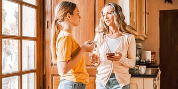 stepmom and tween girl