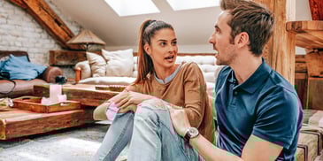 Couple talks about spousal support