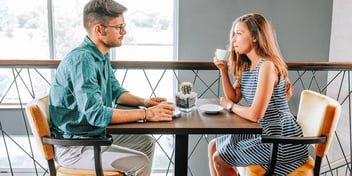 Couple talks with intensity about divorce