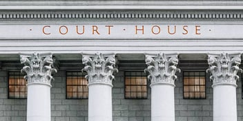 outside of a california courthouse