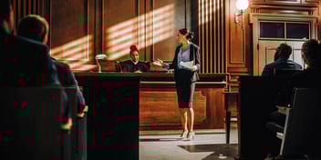 attorney presents in divorce court