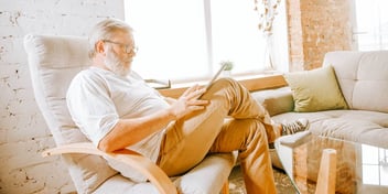 Man reviews his marital settlement agreement