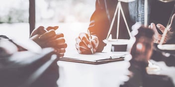 Meeting with judge during an initial status conference