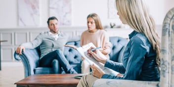 Couple mildly conflicted with mediator