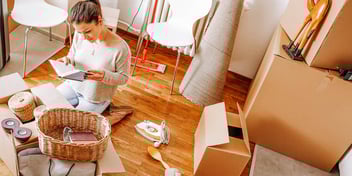 Woman moves out of her shared home